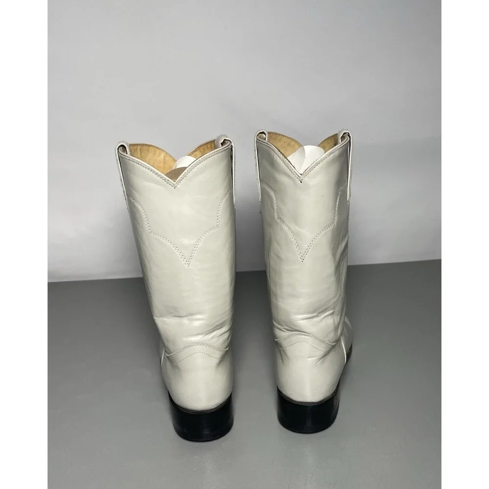 Vintage Tony Lama Women's Leather Roper Cowgirl Boots Size 7B